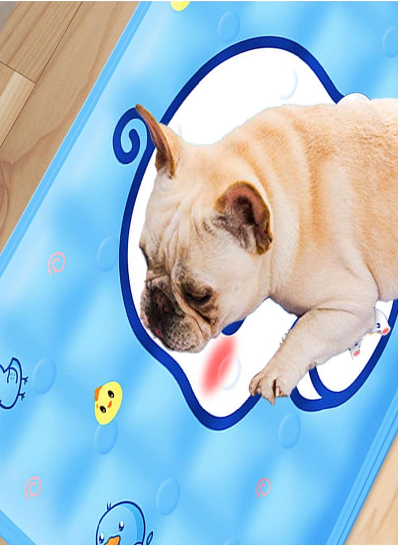 GGOOT - Pet Cooling Blanket - Self Cooling Mat Prevent Overheating During Rest & Sleep | Reusable Summer Pet Natural Cool Bed for Puppies - Image 1