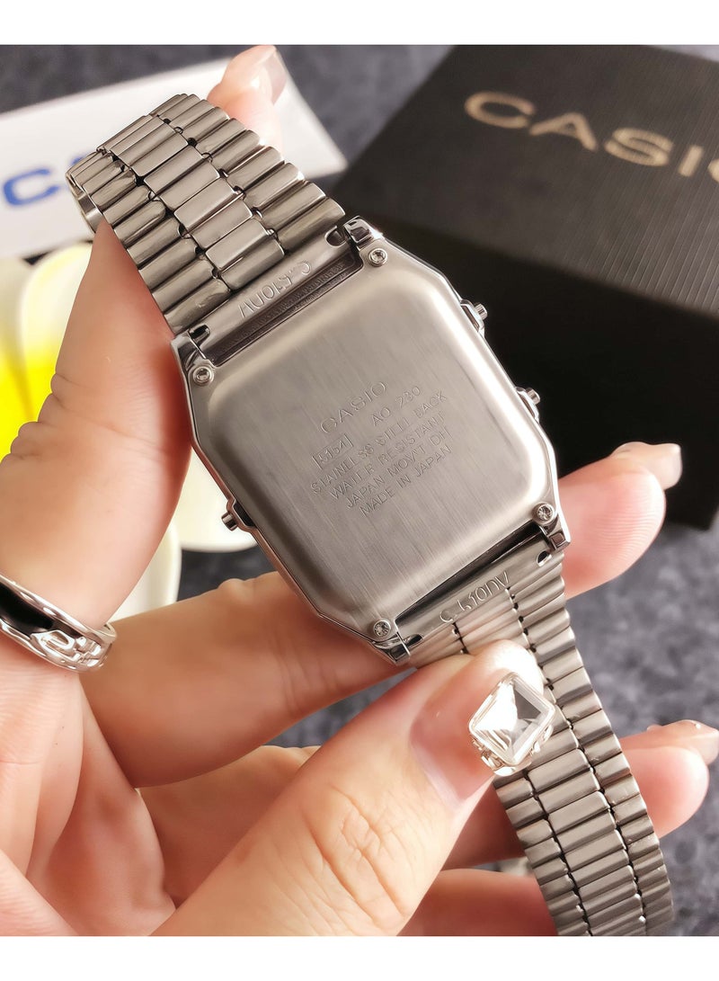 كازينو كلاسيك رجالي كوارتز مربع الفولاذ المقاوم للصدأ ووتش 31mm - Image 3