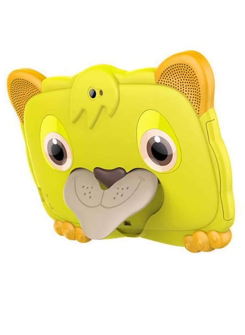 AROAQ XN36 Children Tablet, 2 In 1 Portable Learning Pad, 4G Lightweight Wifi Kids Tablet PC, Safe Large HD Display Durable Gaming Tablet For Boys Girls, (1pc, Yellow) - Image 1