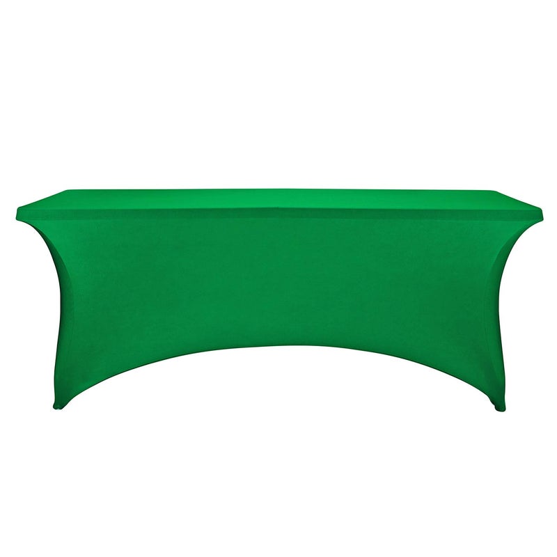 LZY Spandex Fitted Stretch Table Cover for 6 ft or 4ft or 8ft Folding Table  Rectangular Cocktail Tablecloth  Perfect for Party or Banquet - Image 2