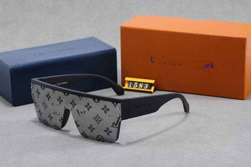 1583 European Style One-Piece Fashionable Sunglasses for Women and Men