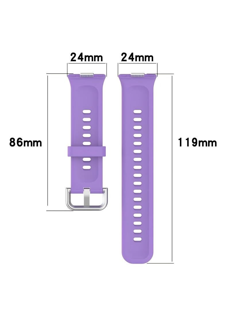 دي تي جي بي أشرطة ساعة سيليكونية ناعمة، مناسبة لهواوي فيت 3/ فيت 4/ فيت 4 برو، مقاومة للماء، قابلة للتنفس وقابلة للتعديل شرائط ساعة رياضية - Image 3
