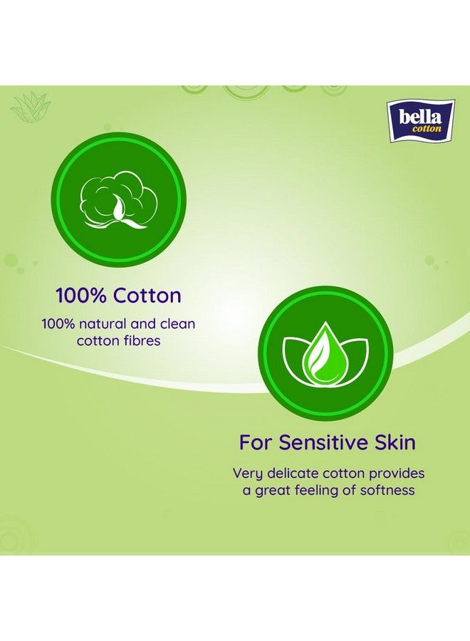 Bella Cotton Buds With Paper Stick | 100% Cotton | With Aloe Vera Extract | Sensitive Skin Friendly | Personal Hygiene | Pack Of 1 | 200 Pcs - Image 3