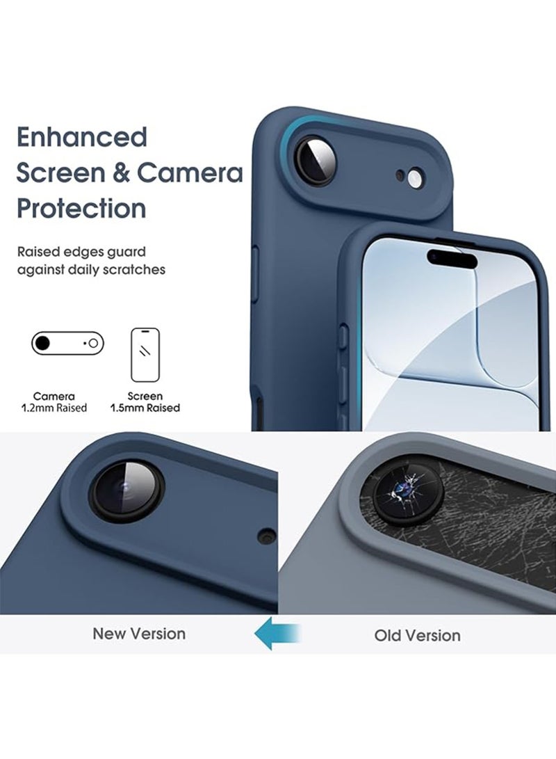 WRISTWISE Case Cover for iPhone 17 Air - [Camera All-Round Protection] [Soft Microfiber Lining Anti-Scratch] Shockproof Phone Case Cover, Blue - Image 2