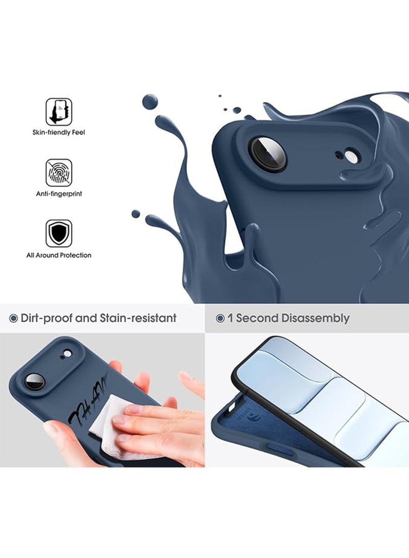 WRISTWISE Case Cover for iPhone 17 Air - [Camera All-Round Protection] [Soft Microfiber Lining Anti-Scratch] Shockproof Phone Case Cover, Blue - Image 3