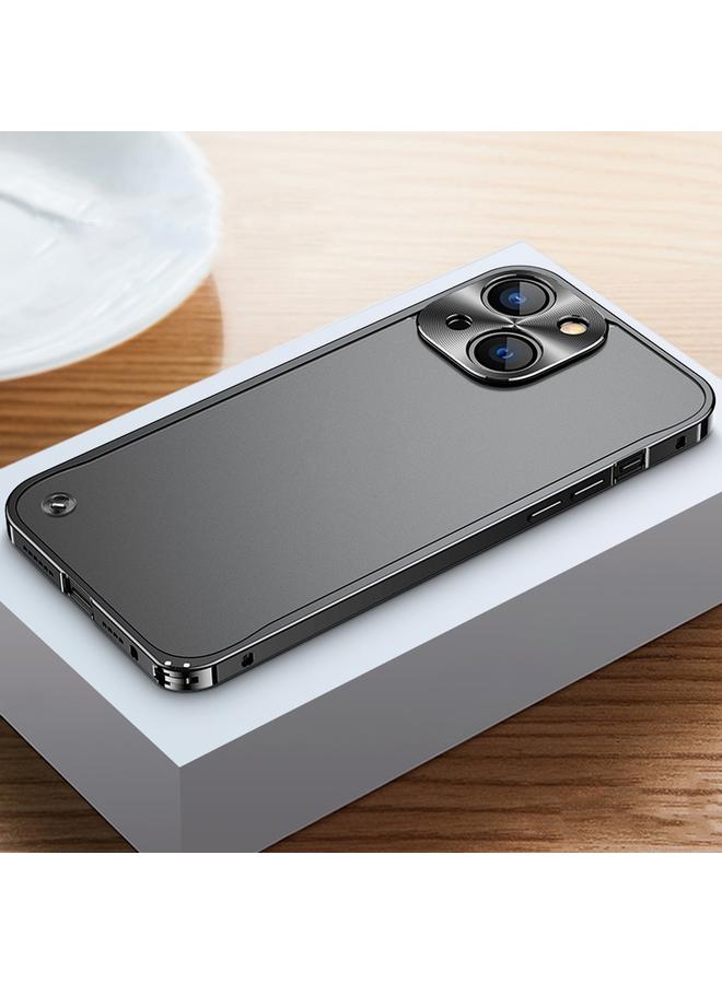 زبون جراب لهاتف iPhone 13 بإطار معدني من البولي كربونات المقاوم للصدمات - Image 2