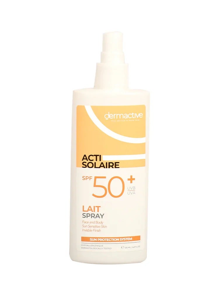 Dermactive Acti-Solaire Lait Spray spf50+ 125ml - Image 1