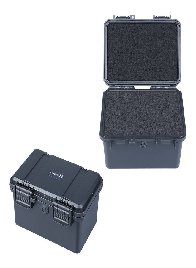 Lykus HC-1730 Mini Hard Case Dry Box with Foam Insert, Interior Size 6.5x3.9x3.7 in, IP66 Splash-Proof, Suitable for Cellphones, Tools, Small Devices and More - Image 1