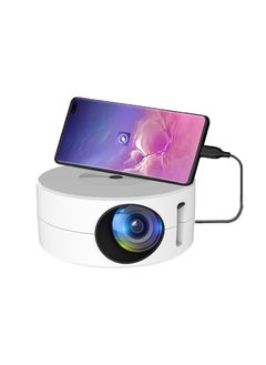 Generic Mini LED HD Projector YT200 for Home White 