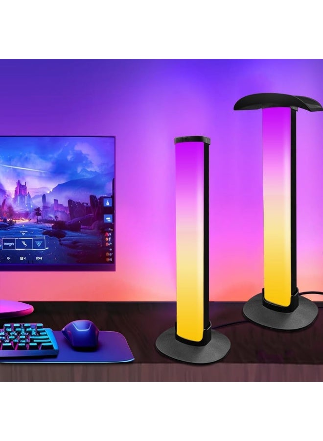 LOKIPA Smart LED Light Bars with Music Sync & App Control, RGB Gaming Lights for TV PC Monitor Backlight, USB Powered Mood Lighting with Voice Control & Dynamic Scene Modes for Gaming Setup, Room Decor - Image 1