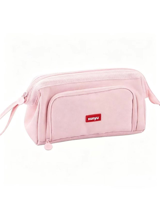 Large-capacity Pencil Case Customizable Logo Multi-layer Student Stationery Bag Hot Storage Bag Multifunctional Pencil Case