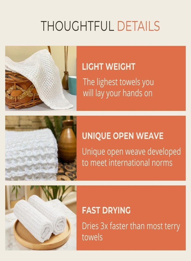HAMELIN Ultra Soft, Super Absorbent, Antibacterial, Hypoallergenic Face Towel for Men & Women | The Ezra Face Towels (Set of Two) | Quick Dry Towels for Facewash, Gym & Travel - (Pearl White) - Image 5