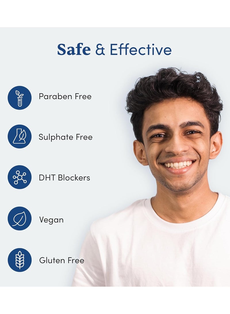 Man Matters Hair Growth Pack - Biotin Hair Gummies 30p and Advanced Hair Serum roll on 25ml - enriched with Redensyl and Procapil - Stimulates Hair Follicles, Nourishes and Promotes Hair Growth -225 gm - Image 5