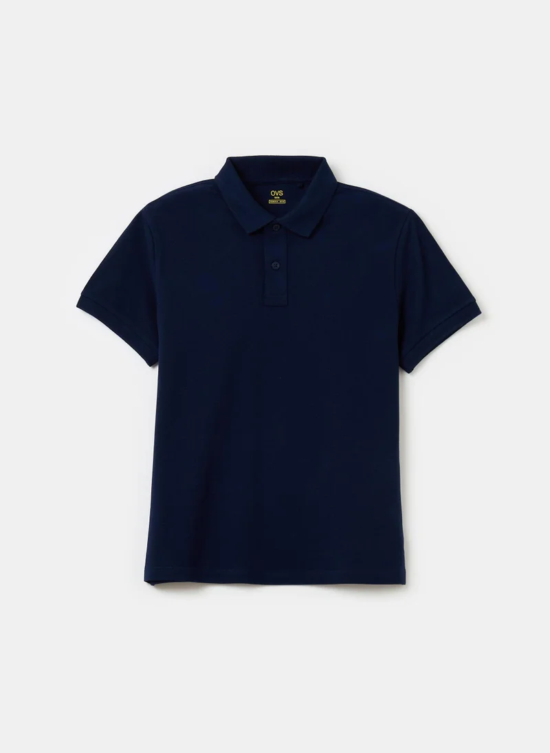 Ovs Ovs Polo Solid   Dark Blue