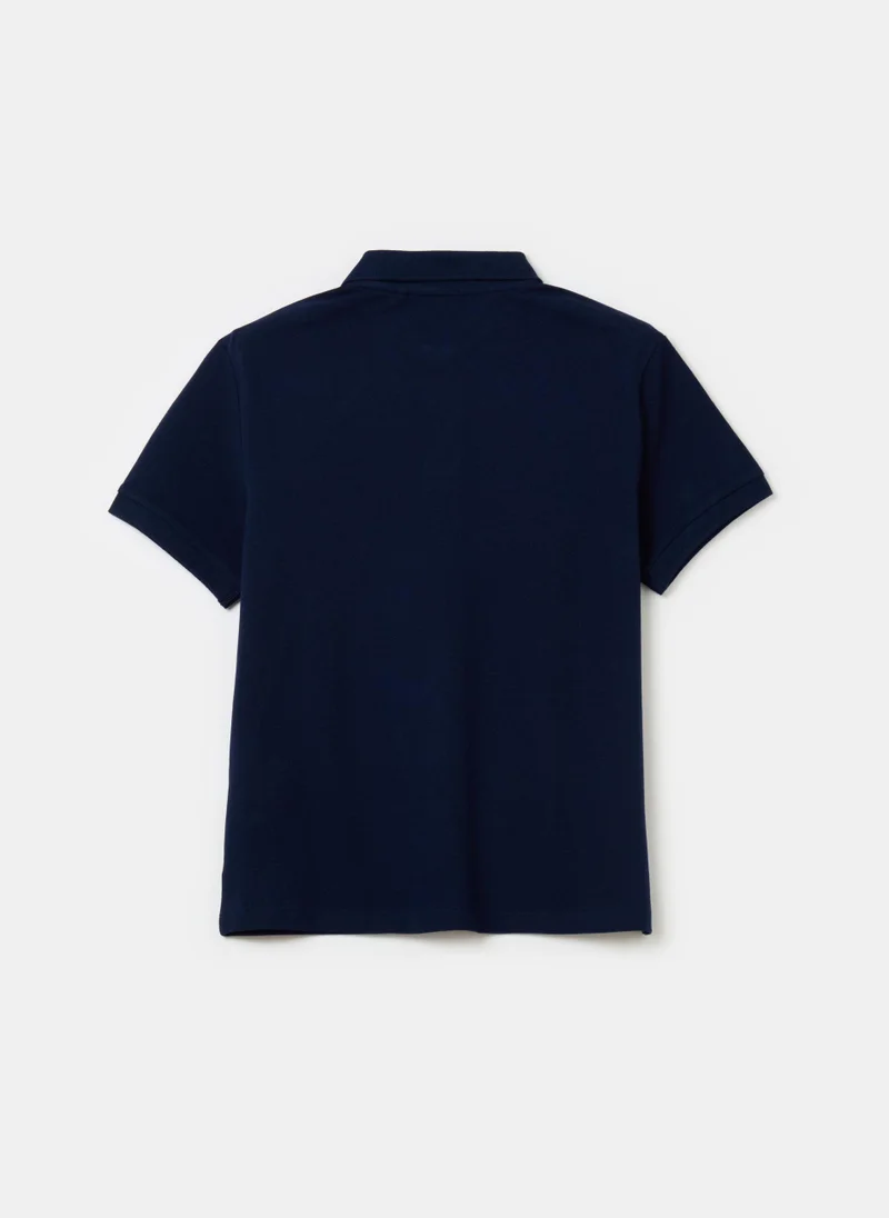 Ovs Ovs Polo Solid   Dark Blue