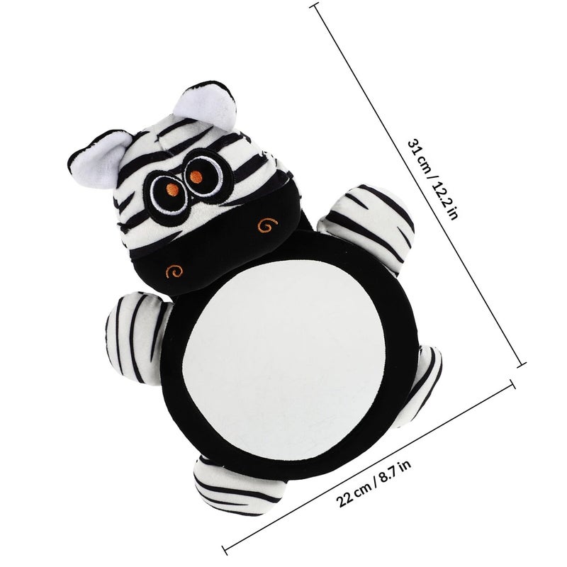 Black And White Zebra Backseat Observation Mirror For Car Safety Rearview - Image 3