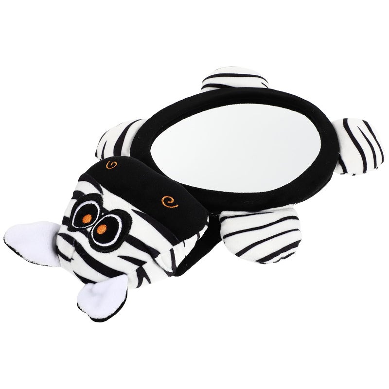 Black And White Zebra Backseat Observation Mirror For Car Safety Rearview - Image 2