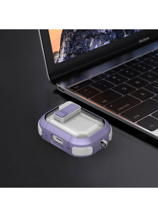 Generic - Transparent Ins Style Second Generation Bluetooth Airpods Case Pro Protective Cover Digital Computer Accessories-Color:Pink-Applicable Model:Airpods Pro2 Generation - Image 1