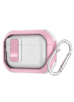 Transparent Ins Style Second Generation Bluetooth Airpods Case Pro Protective Cover Digital Computer Accessories-Color:Pink-Applicable Model:Airpods Pro2 Generation