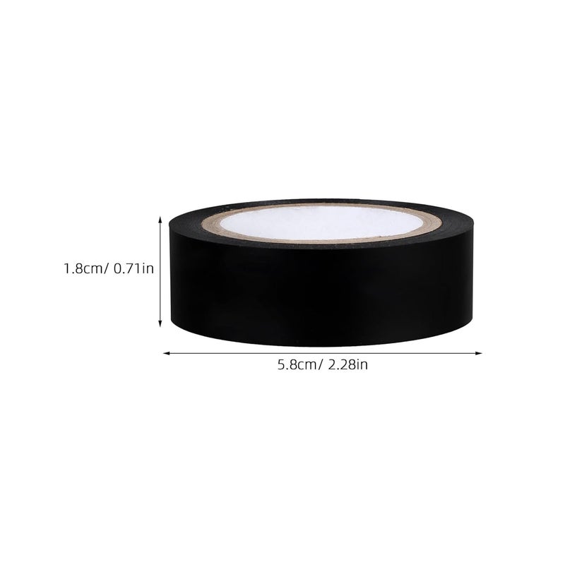 Black Electrical Insulation Tape 10 Rolls High Temperature Wire Protection Industrial Use - Image 3
