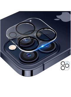 Transparent 9H Glass Camera Lens Protector Compatible for Apple iPhone (15 Pro / 15 Pro Max)