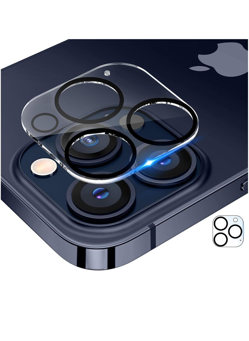 Generic - Transparent 9H Glass Camera Lens Protector Compatible for Apple iPhone (15 Pro / 15 Pro Max) - Image 1