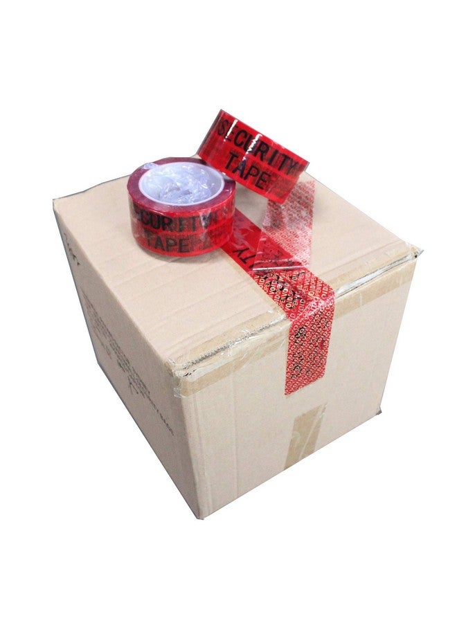 TamperSeals Group 1 Roll 100% Total Transfer Tamper Evident Security Packing Tape (2 Inches X 55 Yards X 2 Mil Ultrathick “Void” Film Red)  - Image 5