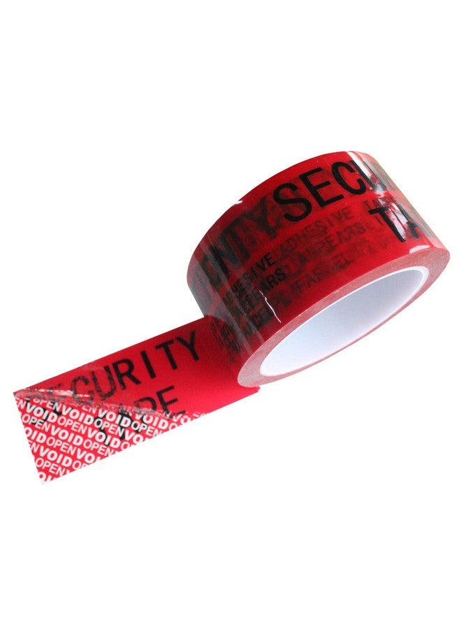 TamperSeals Group 1 Roll 100% Total Transfer Tamper Evident Security Packing Tape (2 Inches X 55 Yards X 2 Mil Ultrathick “Void” Film Red)  - Image 1