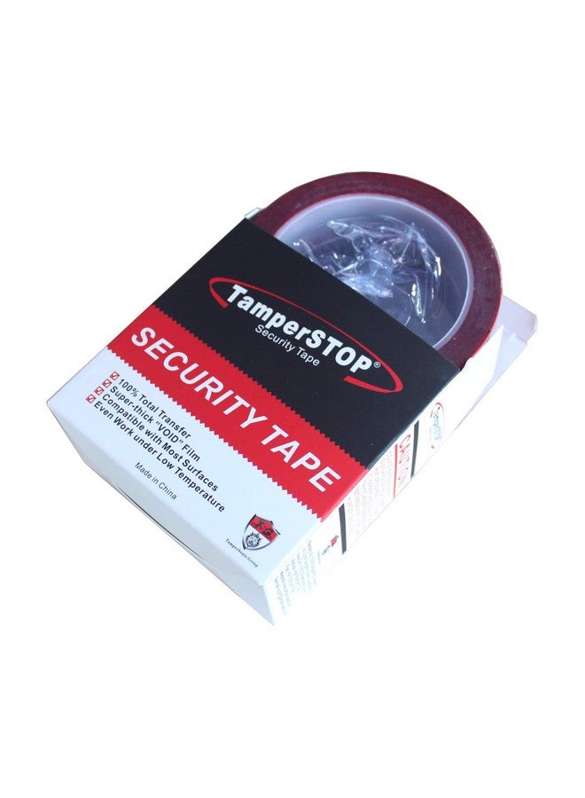 TamperSeals Group 1 Roll 100% Total Transfer Tamper Evident Security Packing Tape (2 Inches X 55 Yards X 2 Mil Ultrathick “Void” Film Red)  - Image 4
