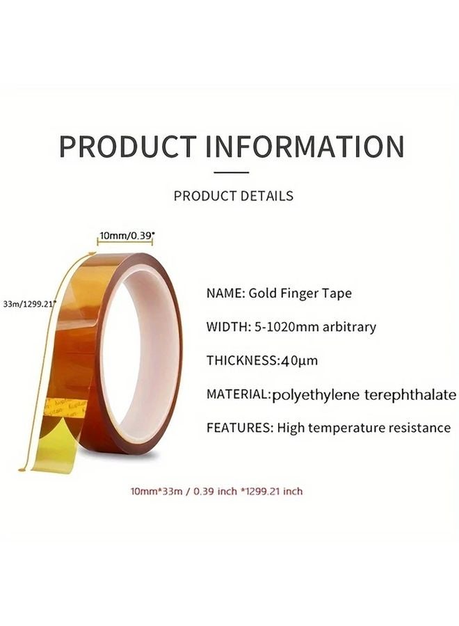 10mm Heat Resistant Sublimation Tape Strong Adhesive For PCB Soldering - Image 4