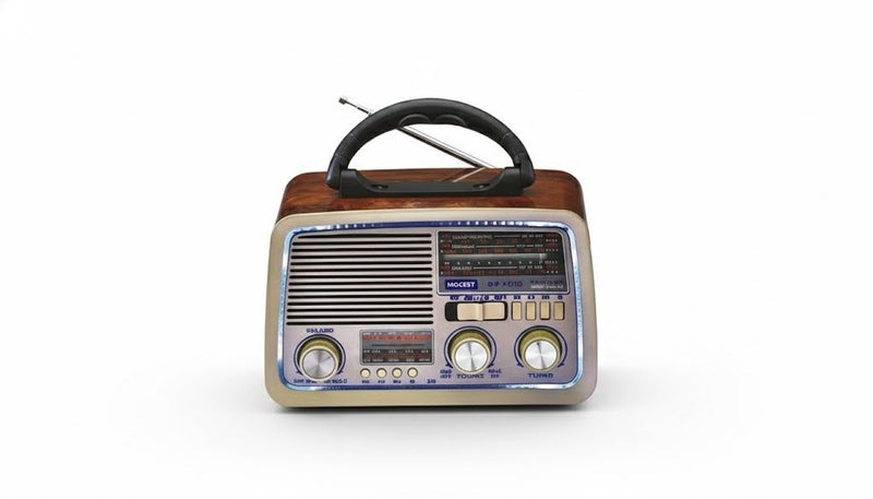 MACEST Portable Vintage Radio Speaker with Bluetooth and Hi-Fi Sound - Image 3