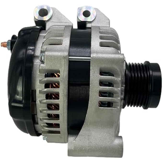 WHEELZEN Alternator With Drive Belt Tensioner & Idler Pulley & Belt Kit Fit for Chrysler 200 Town & Country Dodge Avenger Grand Caravan Journey Ram C/V V6 3.6L, Replace 4801624AD 68272108AA 68272108AB - Image 4