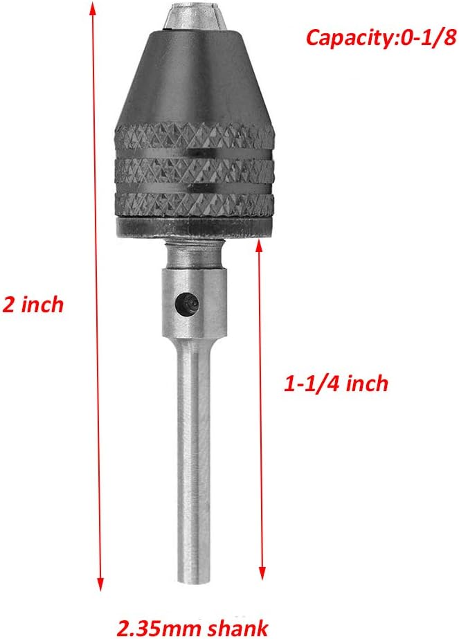 Eyech محول تثبيت بدون مفتاح لثلاثة فكين 2 قطعة 235 مم - Image 2