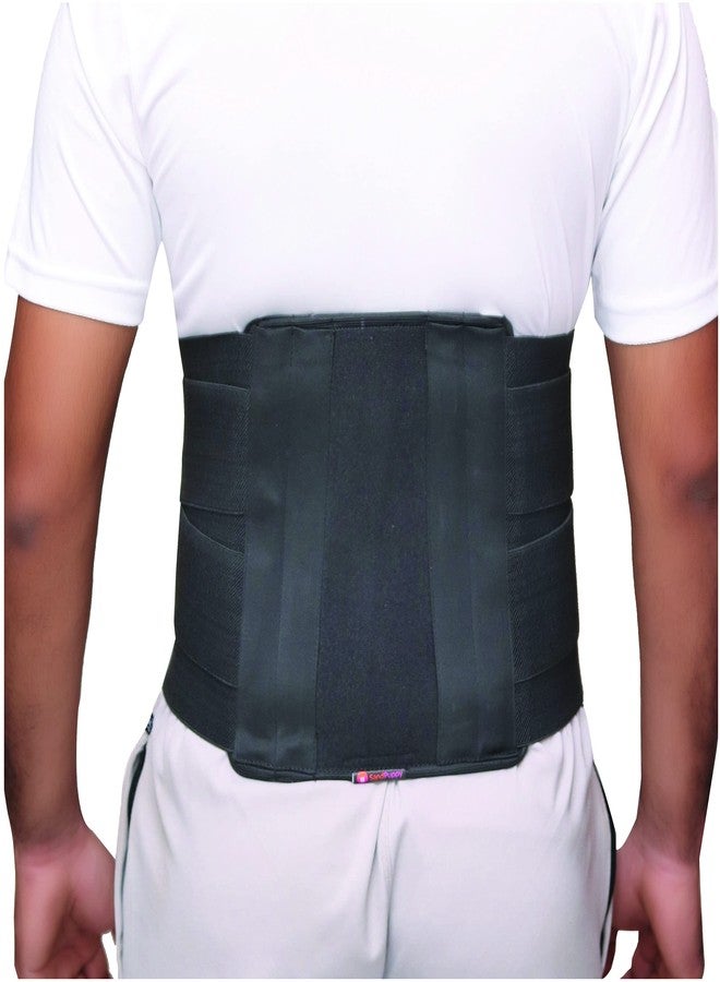 SandPuppy Backbrace Contoured - Back Belt For Back Pain ( Small ) | Back Pain Belt For Women | Back Pain Belt For Men | Lumbar Support Belt | Rigid Immobilization Back Support Belt | Suitable for Belly Size 26 - 32 Inches - Image 1