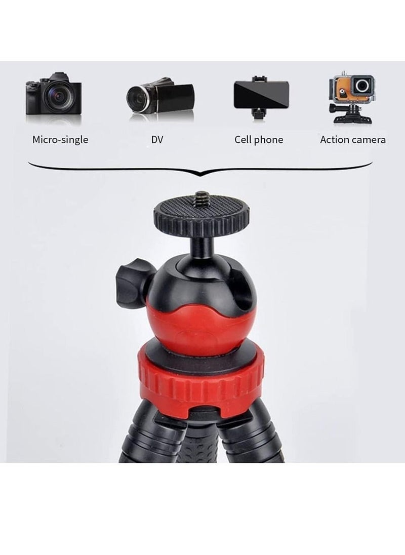 Flexible Tripod, 12 Inch Phone Tripod for iPhone and Android Phone, Action Camera Tripod for GoPro Canon Nikon DSLR  - Image 3