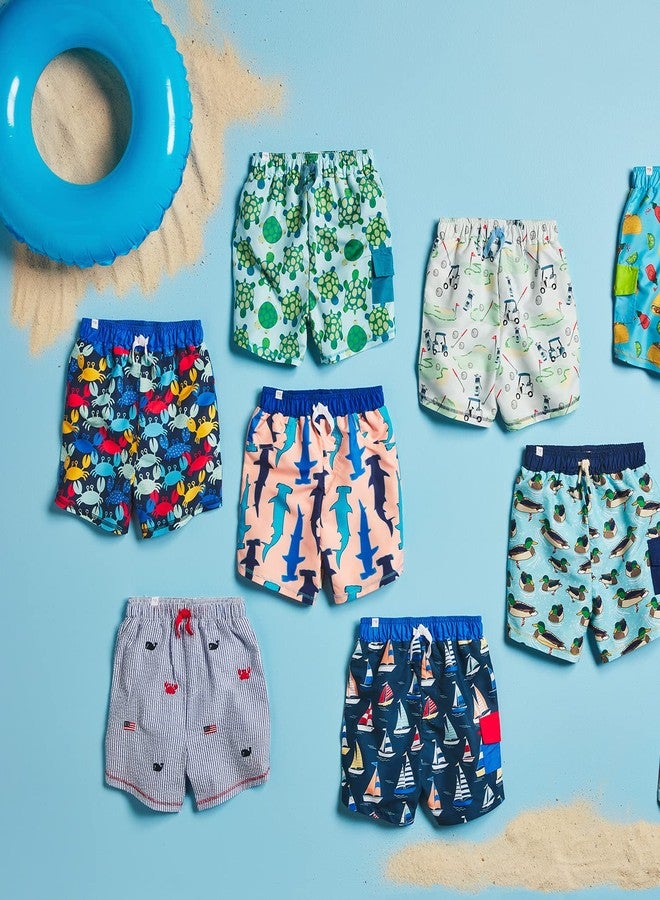 Mud Pie Boys Sailboat Swim Trunks, Large - Image 3