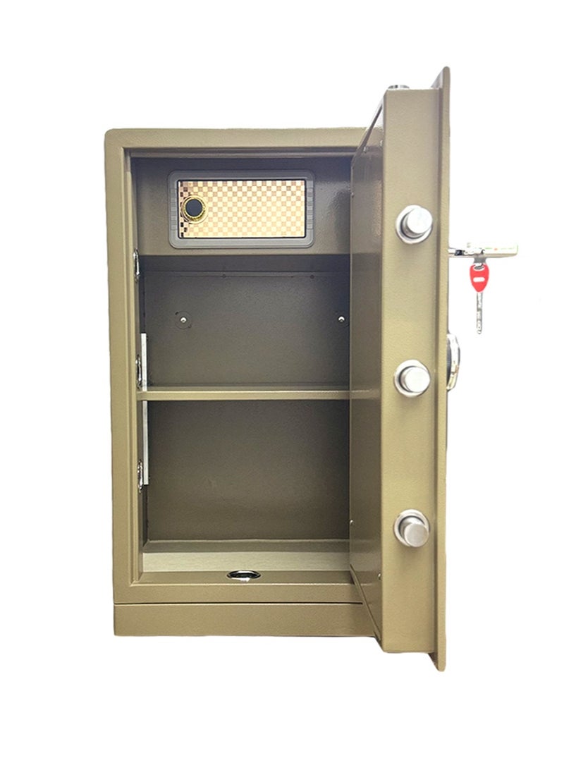 تجوري خزنة فندقية أمنية - مقاومة للحرائق نوع القفل ( لوحة أرقام دجتال + مفتاح ) مقاس 80*40*48 سم وزن37 كيلو - Image 2