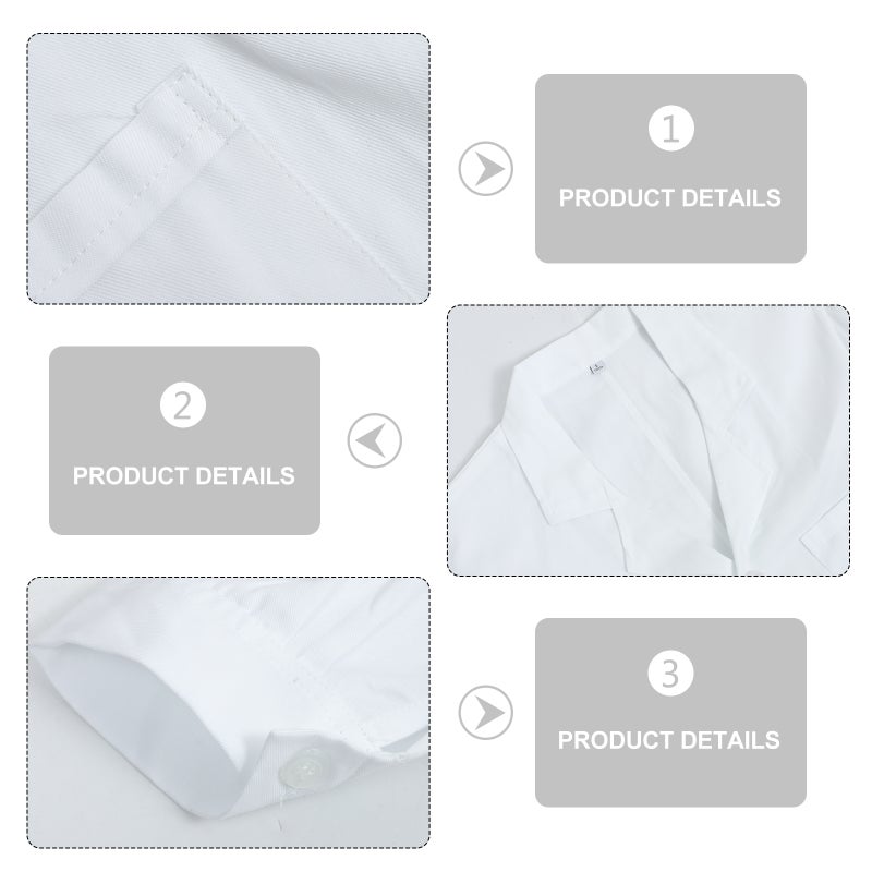 Laboratory White Coat Sleeve Laboratory Coat Breathable Coat - Image 2