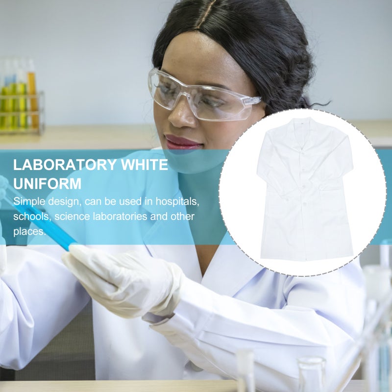 Laboratory White Coat Sleeve Laboratory Coat Breathable Coat - Image 3