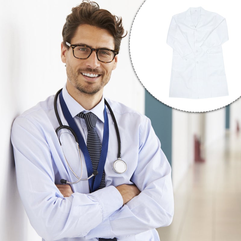 Laboratory White Coat Sleeve Laboratory Coat Breathable Coat - Image 5