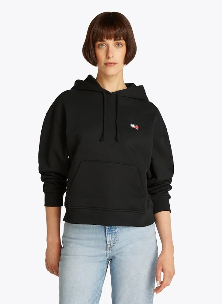 TOMMY JEANS Drawstring Pocket Detail Hoodie