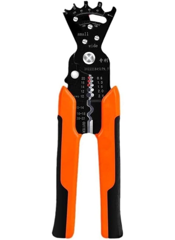 HITWA HITWA 5 in 1 Multifunctional Wire Stripper Pliers Cable Stripper Cutter Crimper Tool for Wire Cutting Winding Wire Bending for Electrician Pack of 1 Multicolor  - Image 1