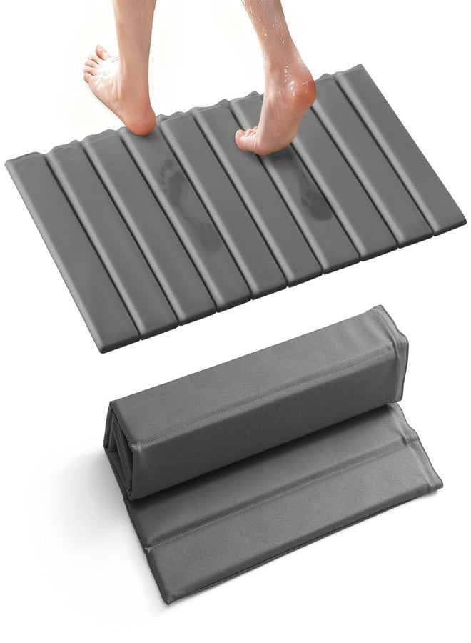 SZSJA Large Stone Drying Mat for Bathroom, Foldable Stone Bath Mat, Absorbent PU Quick Dry Mat, Non-Slip Foldable Kitchen Dish Drying Mat - Image 1
