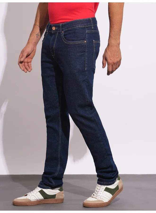 بيينغ هيومان Mens Dark Tone Slim Fit Denims