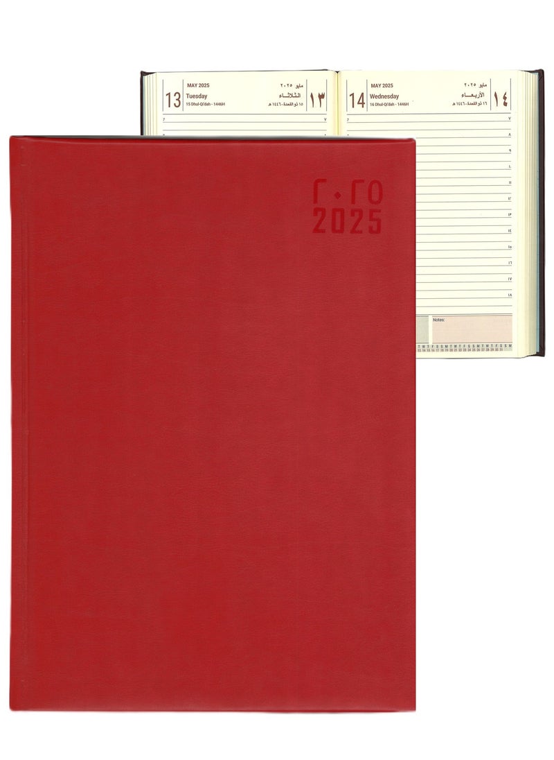 2025 Executive Diary With Red PU Cover 17x24cm Size - pzsku/Z122E2141259FC183DE15Z/45/_/1733764743/d54a3a2a-9b12-49a2-b10a-337d627d2c1f