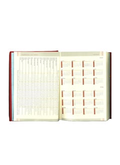 Psi 2025 Executive Diary With Red PU Cover 17x24cm Size  - Image 5