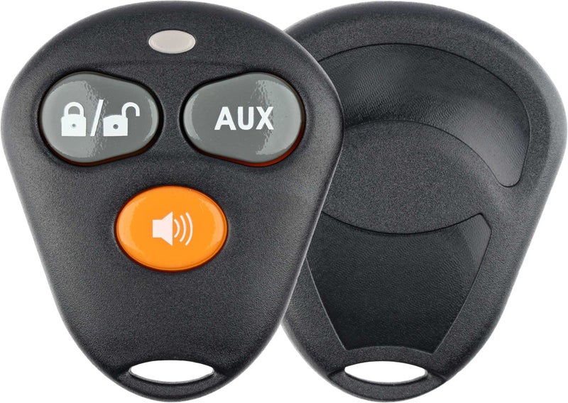 KeylessOption Keyless Entry Remote Control Starter Car Key Fob Case Shell Outer Cover 2 Button Pads For Viper Aftermarket Alarm - Image 4