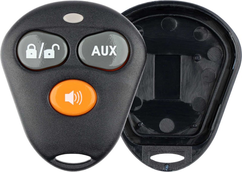 KeylessOption Keyless Entry Remote Control Starter Car Key Fob Case Shell Outer Cover 2 Button Pads For Viper Aftermarket Alarm - Image 3