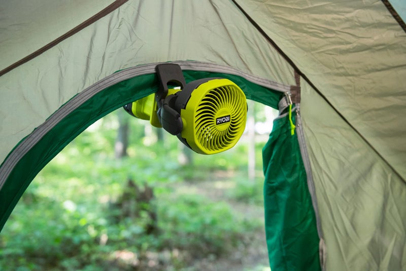 Ryobi RCF18-0 18V ONE+ Cordless 10cm Clamp Fan (Bare Tool) Hyper Green - Image 5