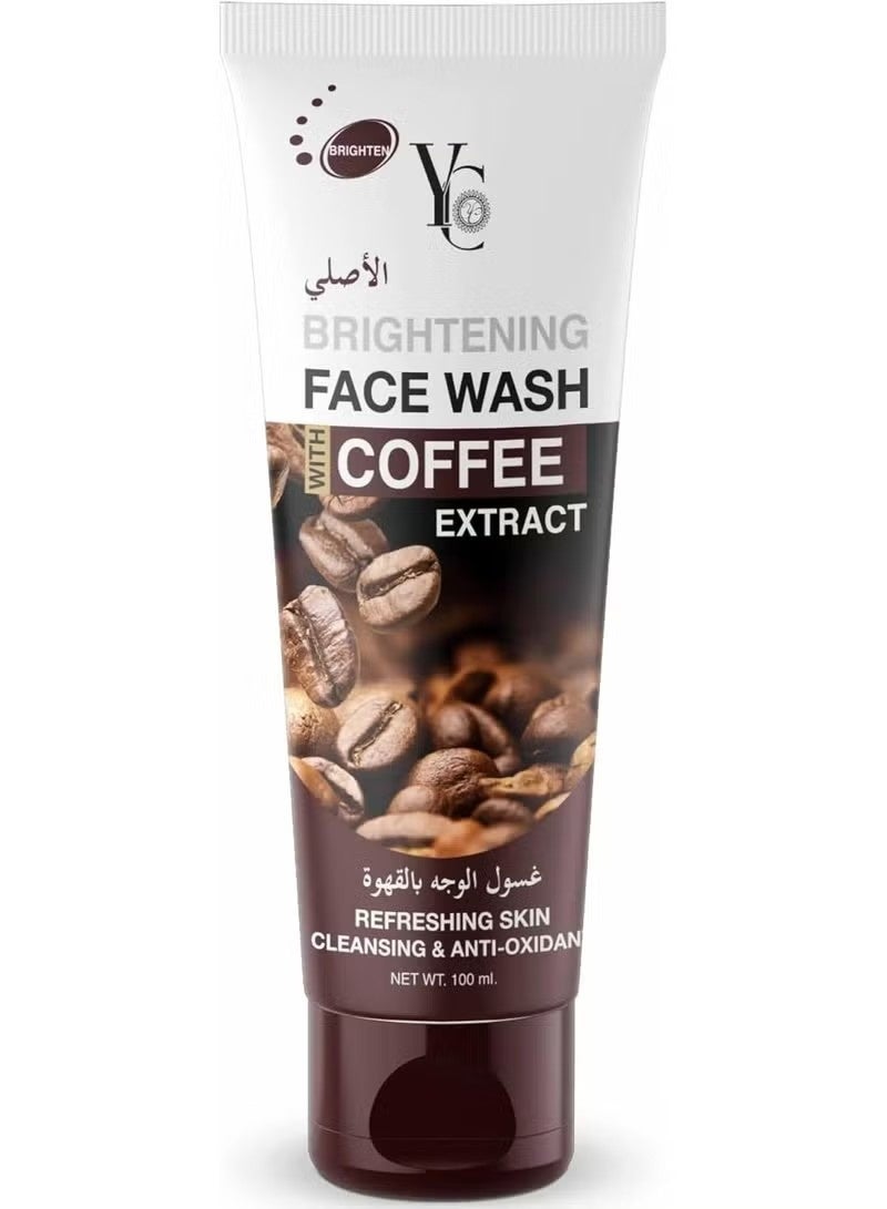 YC Brightening Face Wash with Coffee Extract, 100ml - Image 1